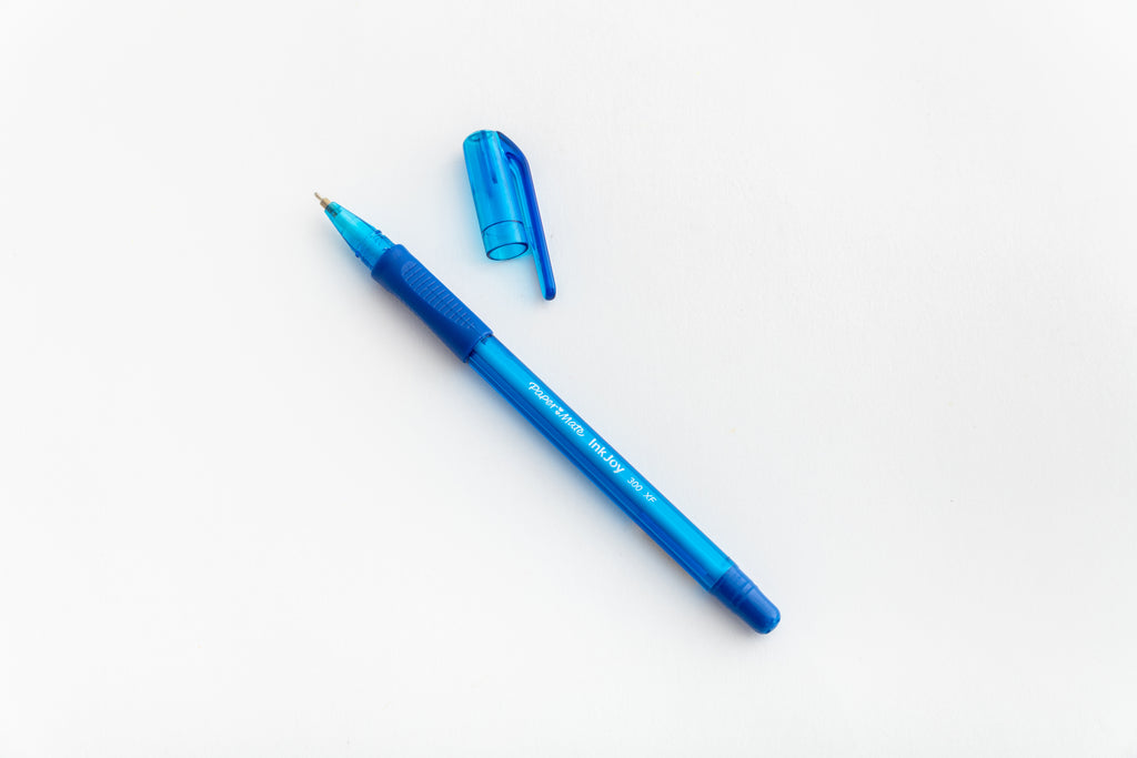 Paper Mate InkJoy 300 XF 0.5mm Blue Ballpoint Pen-Full Stop