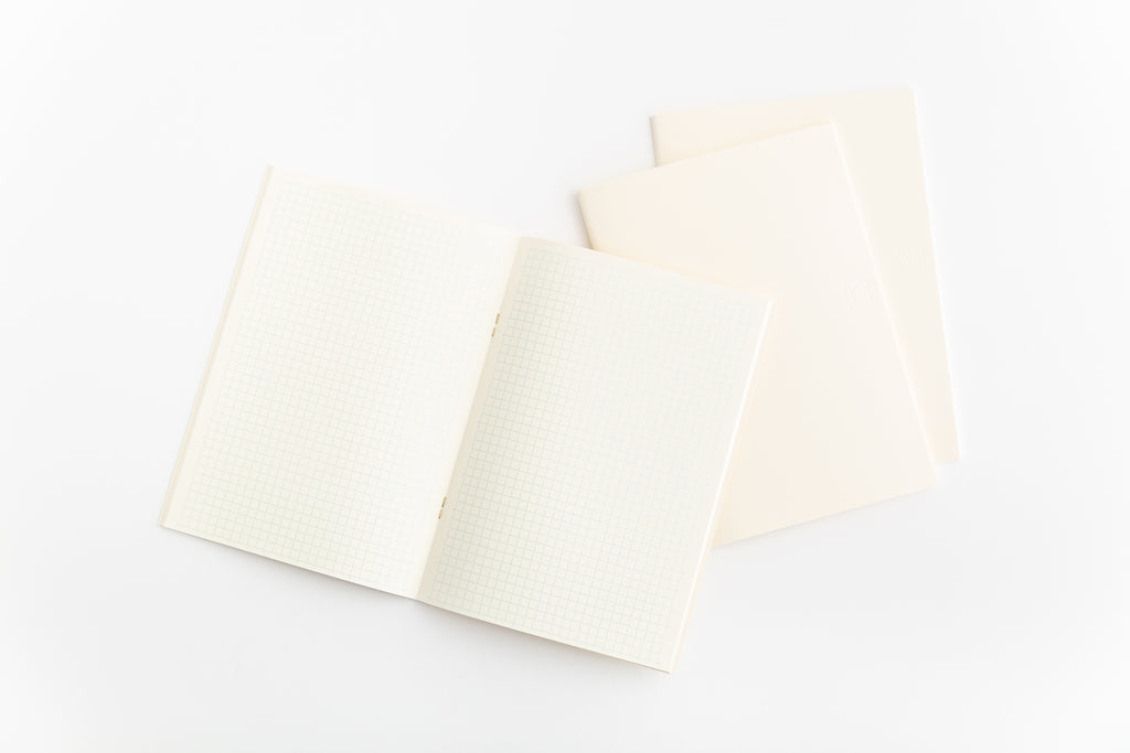 MD Paper Light Notebook A5 Grid 3 Pack-Full Stop
