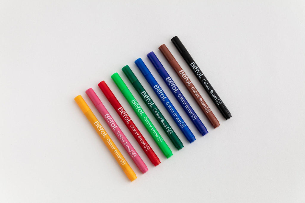 Berol Colour Broad Fibre Tip Pen-Full Stop