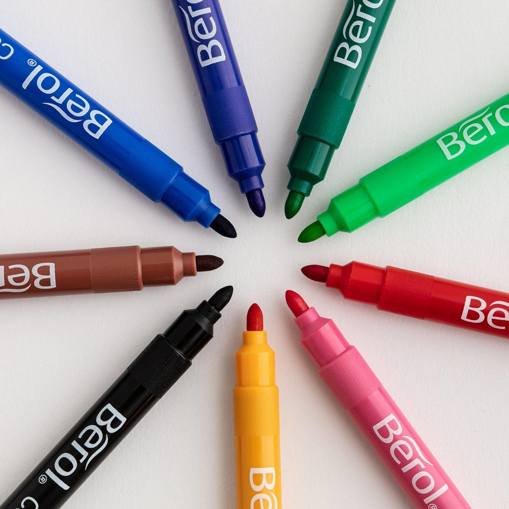 Berol Colour Broad Fibre Tip Pen-Full Stop