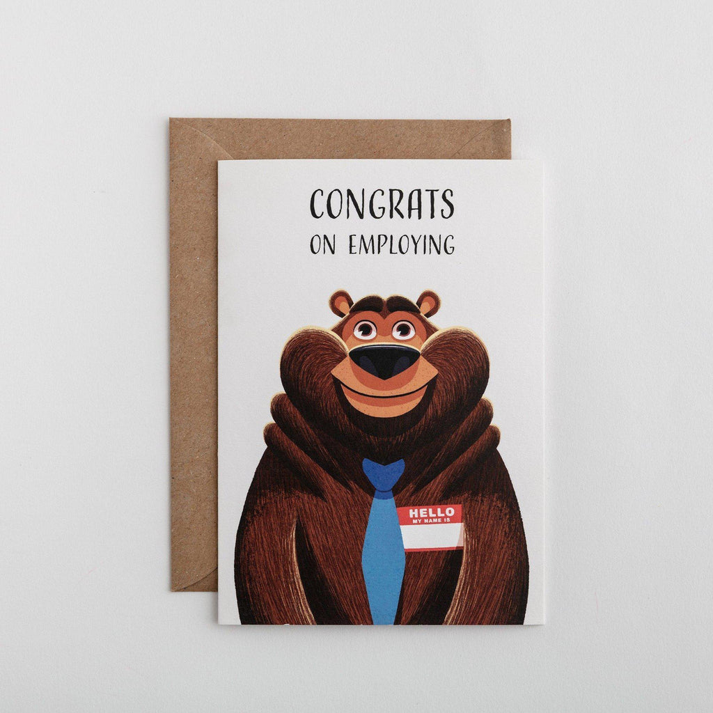 Congrats on Employing ...' Celebration Card-Full Stop