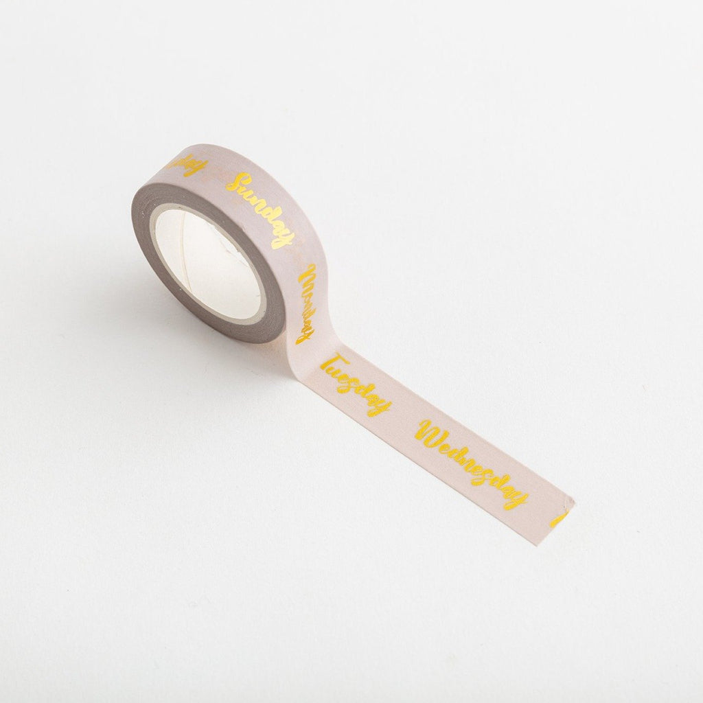 Days Foil Washi Tape-Full Stop