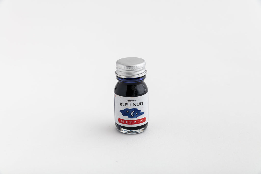 Herbin Fountain Pen 10ml Ink-Full Stop