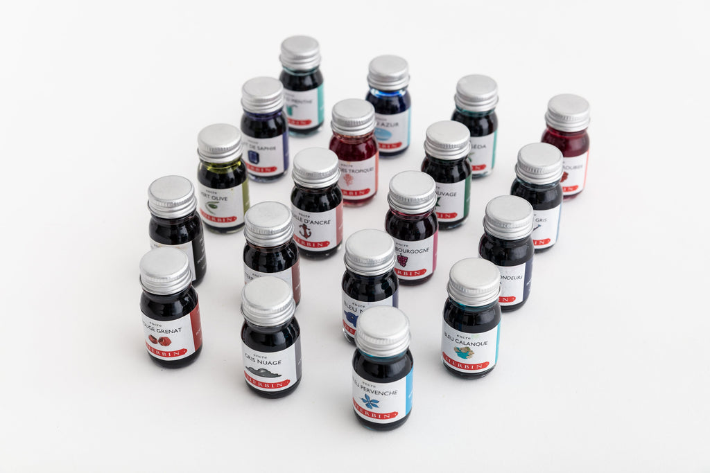 Herbin Fountain Pen 10ml Ink-Full Stop