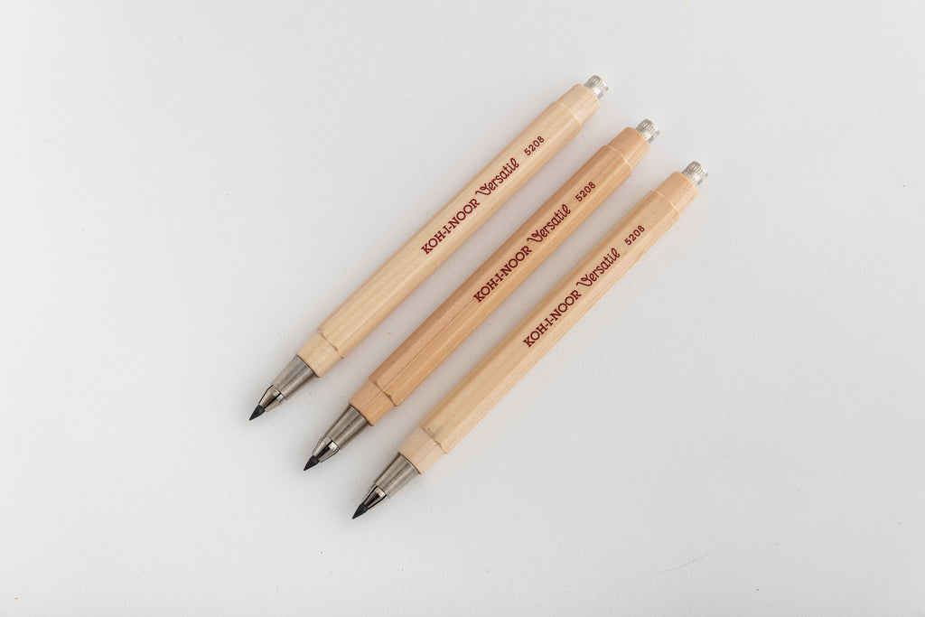 Koh-I-Noor Wood Versatil 5208 2.5mm Mechanical Pencil-Full Stop