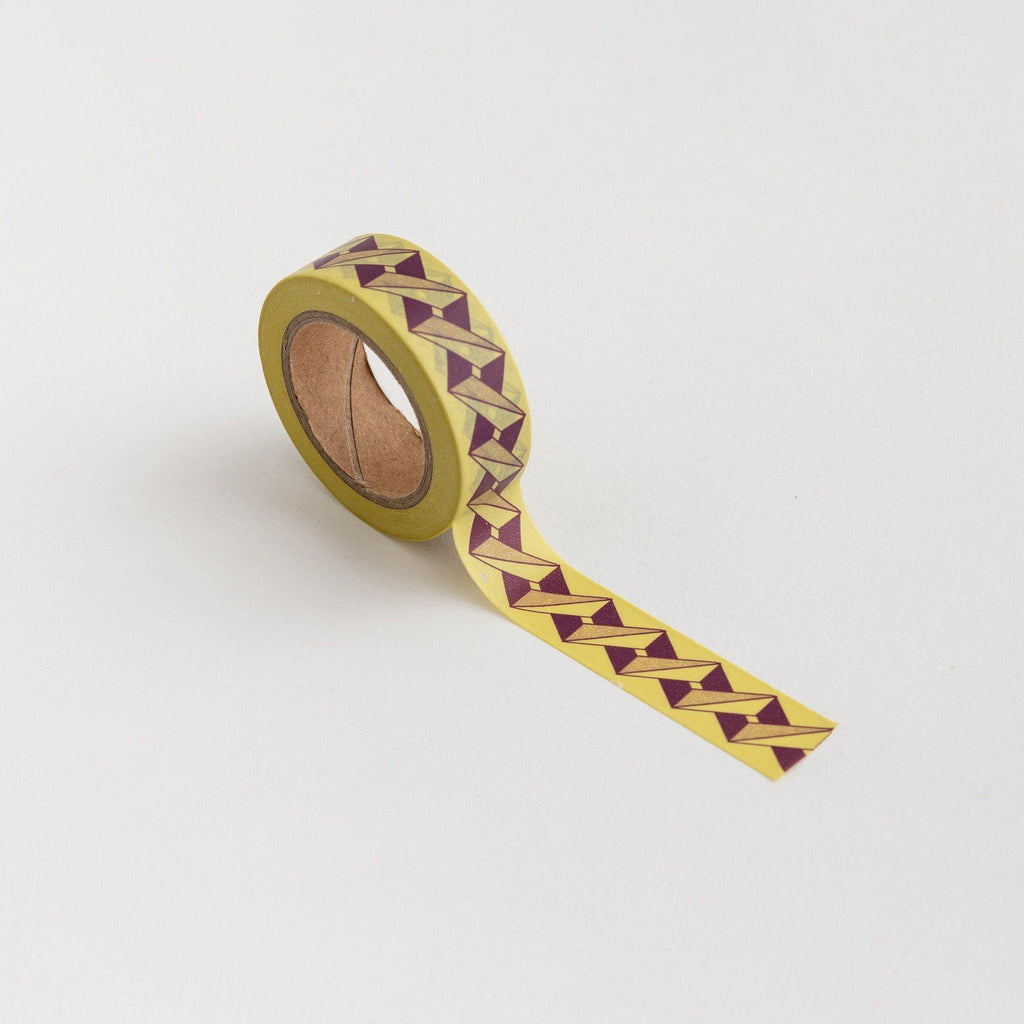 Lemon & Purple Pattern Washi Tape-Full Stop