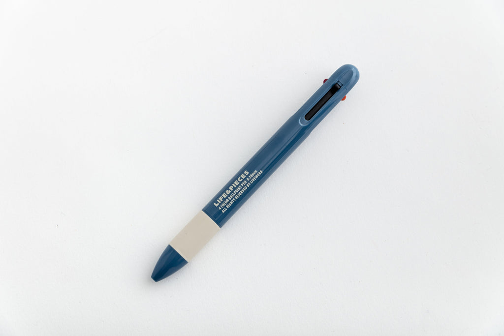 Livework Life & Pieces 4 Colour 0.38mm Ballpoint Multi Pen-Full Stop