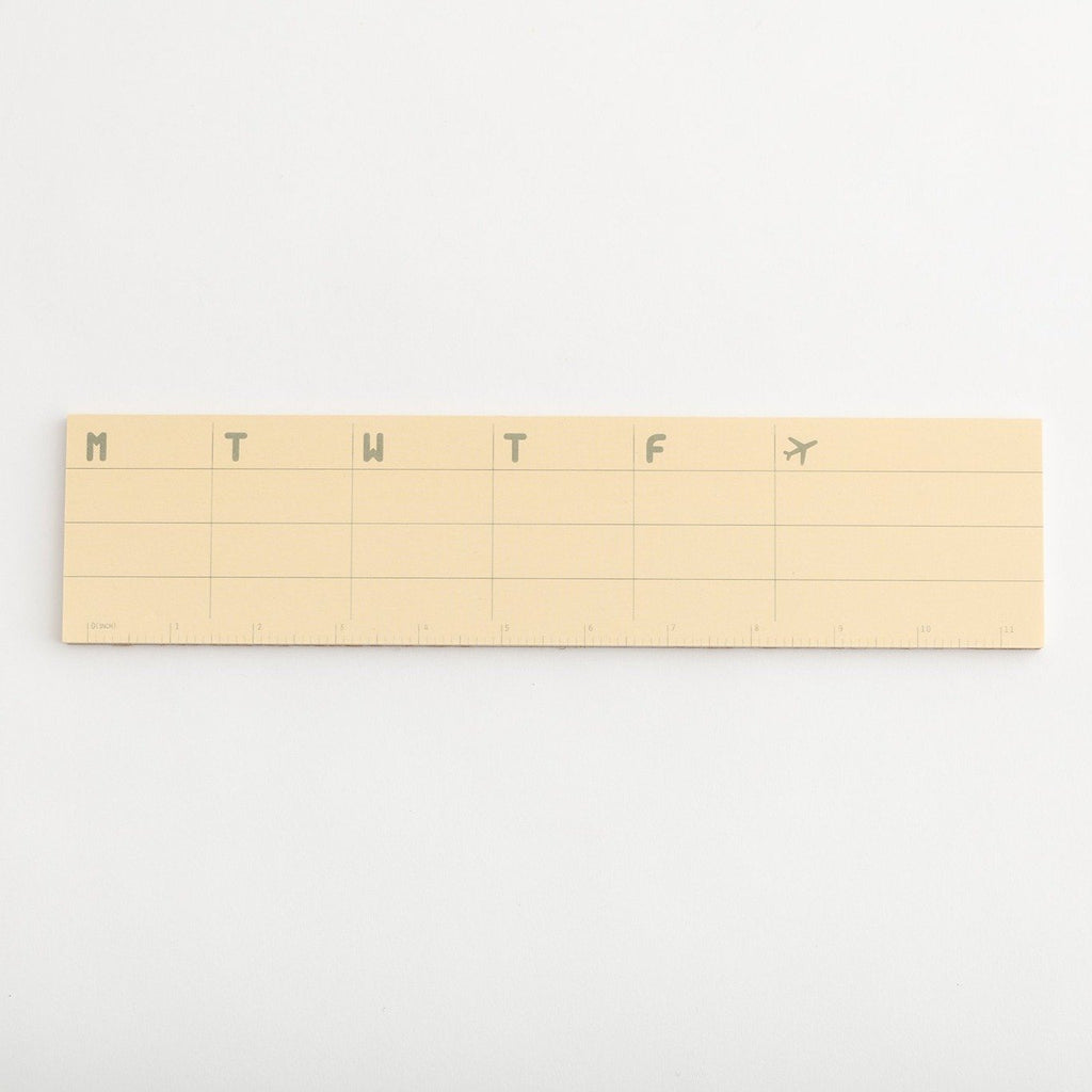 Paperways Gluememo Weekly Sticky Ruler-Full Stop