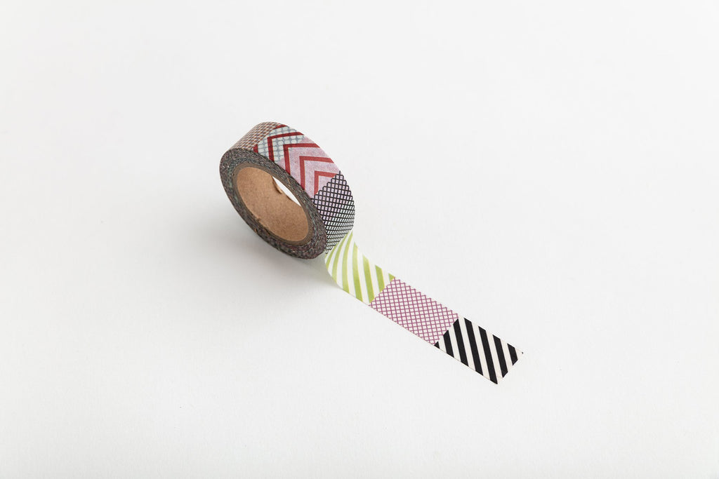 Patchwork Rectangles Washi Tape-Full Stop