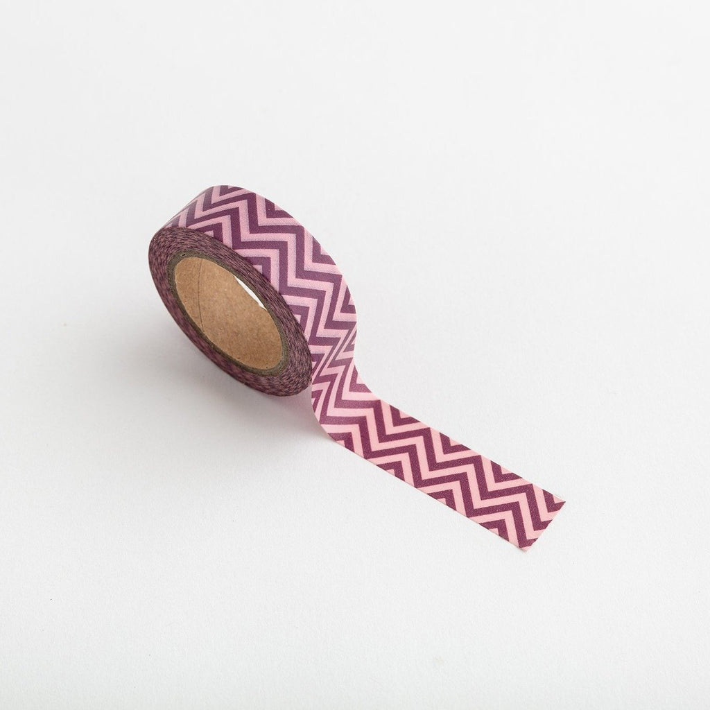 Purple-Pink ZigZag Washi Tape-Full Stop