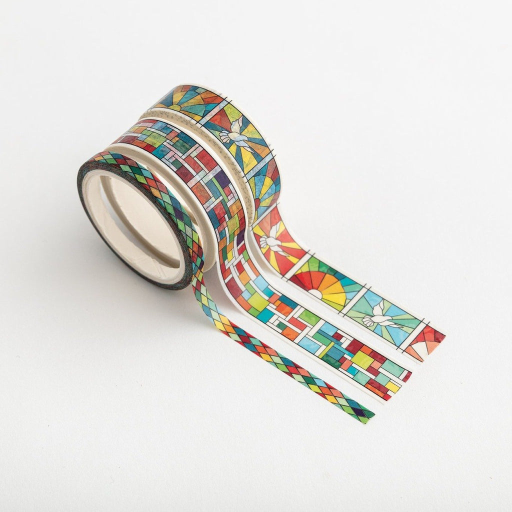 Stainglass Washi Tapes-Full Stop