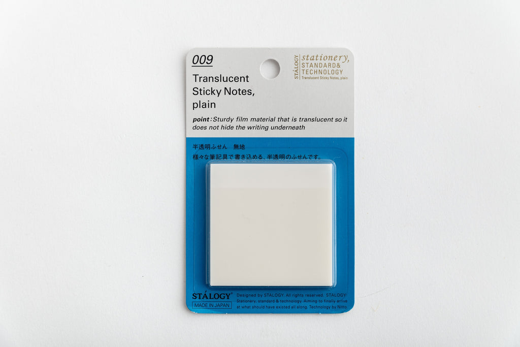 Stalogy Translucent Sticky Notes-Full Stop